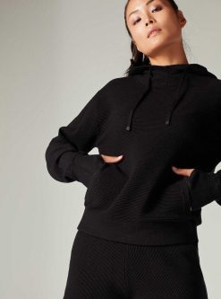 New Blanc Noir Portola Sweat A Capuche Epais Noir