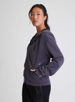 Hot Blanc Noir Travel Twin : Sweat A Capuche Reflechissant Brooke