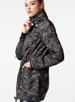 Best Blanc Noir Anorak Cerveau Camouflage