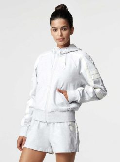 New Blanc Noir Sweat A Capuche Maitri Perle/Blanc