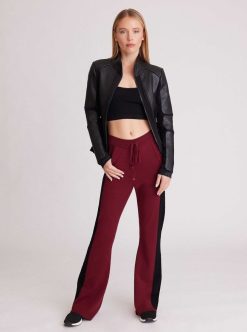 Hot Blanc Noir Pantalon Coupe Bootcut Blair