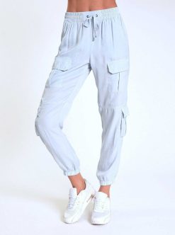 New Blanc Noir Pantalon De Jogging Phoenix Tencel