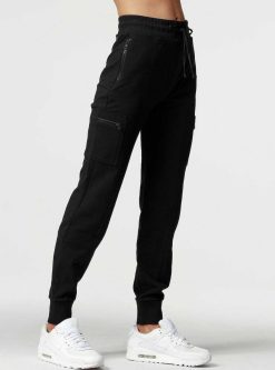 Best Blanc Noir Pantalon De Survetement Tempete Noir