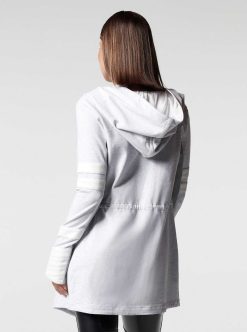 Clearance Blanc Noir Veste De Voyage Maitri Perle Blanche