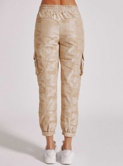 Online Blanc Noir Nouveau Pantalon Camouflage Avec Bordures Dorees Creme Irlandaise/Or