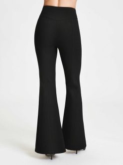 New Blanc Noir Pantalon Cara A Ourlet Fendu