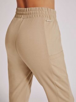 Wholesale Blanc Noir Pantalon De Jogging A Coutures Contrastees Yolo Creme Irlandaise