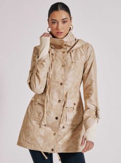 New Blanc Noir Camo Anorak Gold - Creme Irlandaise Creme Irlandaise/Or