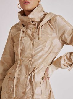 New Blanc Noir Camo Anorak Gold - Creme Irlandaise Creme Irlandaise/Or