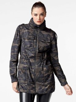 New Blanc Noir Anorak Cerveau Camouflage