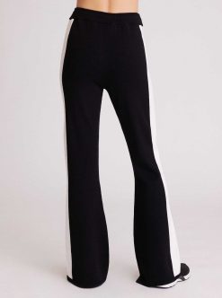 Hot Blanc Noir Pantalon Coupe Bootcut Blair