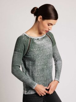 New Blanc Noir Pull Petit Ami En Maille Huntress