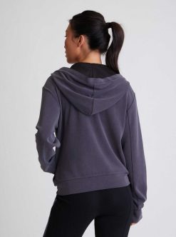 Hot Blanc Noir Travel Twin : Sweat A Capuche Reflechissant Brooke