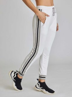 Clearance Blanc Noir Pantalon Sportif Porto Combo Danseur De Nuage