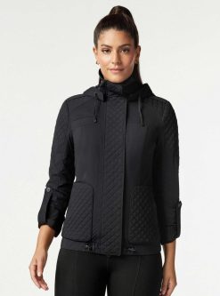 Hot Blanc Noir Bomber Matelasse Mastermind Noir