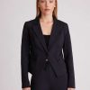 Hot Blanc Noir Blazer Tectonique Noir