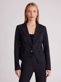 Hot Blanc Noir Blazer Tectonique Noir