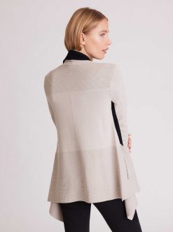 Clearance Blanc Noir Cardigan Portola A Blocs De Couleurs