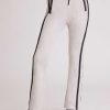 New Blanc Noir Pantalon Sportif En Velours