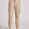 Online Blanc Noir Nouveau Pantalon Camouflage Avec Bordures Dorees Creme Irlandaise/Or