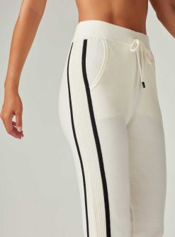 Hot Blanc Noir Pantalon De Jogging Portola Murmure Blanc