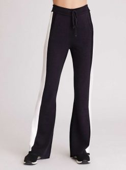 Hot Blanc Noir Pantalon Coupe Bootcut Blair