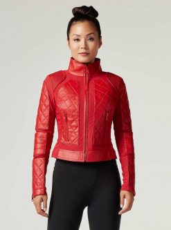 Online Blanc Noir Veste De Moto Haute Rouge