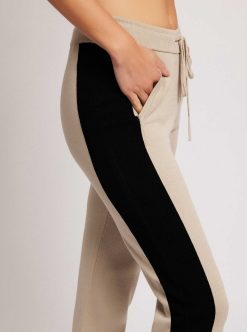 Hot Blanc Noir Pantalon Coupe Bootcut Blair