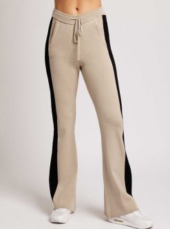 Hot Blanc Noir Pantalon Coupe Bootcut Blair