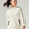 Hot Blanc Noir Portola Sweat A Capuche Epais Murmure Blanc