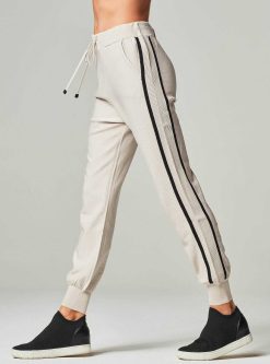 Online Blanc Noir Pantalon De Jogging Portola Pierre Ponce/Noir