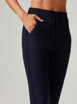 Wholesale Blanc Noir Pantalon De Jogging Portola Robe Bleue