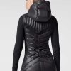 New Blanc Noir Gilet Matelasse Allonge Noir