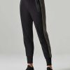 New Blanc Noir Pantalon De Jogging En Jacquard Serpent Noir/Gris Chine