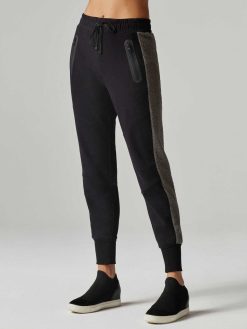 New Blanc Noir Pantalon De Jogging En Jacquard Serpent Noir/Gris Chine