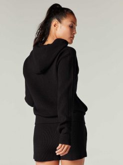 New Blanc Noir Portola Sweat A Capuche Epais Noir