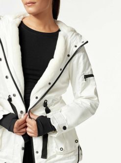 New Blanc Noir Veste Grenadier D'Hiver Danseur De Nuages