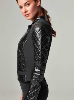 Clearance Blanc Noir Veste De Moto Serpent Serpent Noir