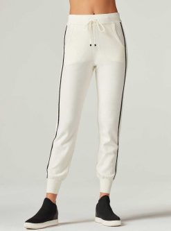 Hot Blanc Noir Pantalon De Jogging Portola Murmure Blanc