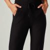 Wholesale Blanc Noir Pantalon De Jogging Portola Noir