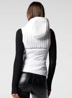 Best Blanc Noir Gilet Leste En Plumes Reflechissant Danseur De Nuages