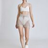 Clearance Blanc Noir Short En Crochet Margot Pierre Ponce