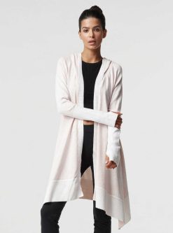 Clearance Blanc Noir Cardigan Chasseresse Fouet Aux Peches