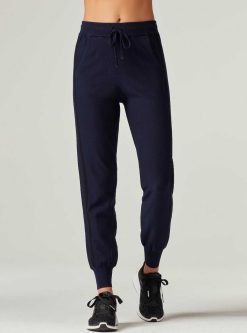 Clearance Blanc Noir Pantalon De Jogging Portola Robe Bleue