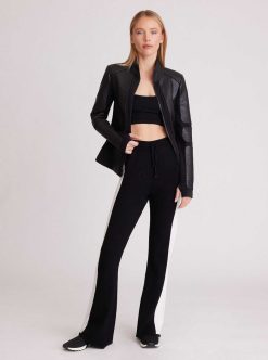 Hot Blanc Noir Pantalon Coupe Bootcut Blair