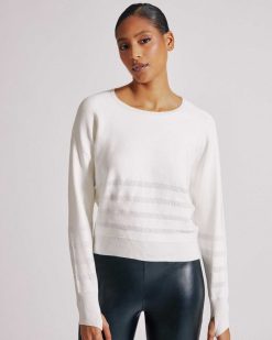 Clearance Blanc Noir Pull Liminal Danseur De Nuages