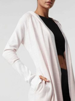 Clearance Blanc Noir Cardigan Chasseresse Fouet Aux Peches