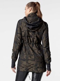 Clearance Blanc Noir Anorak - Vrai Camouflage