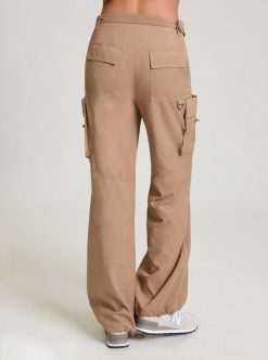 Hot Blanc Noir Pantalon Cargo Lucinda