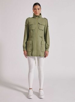 Clearance Blanc Noir Anorak Cerveau Olive Terne